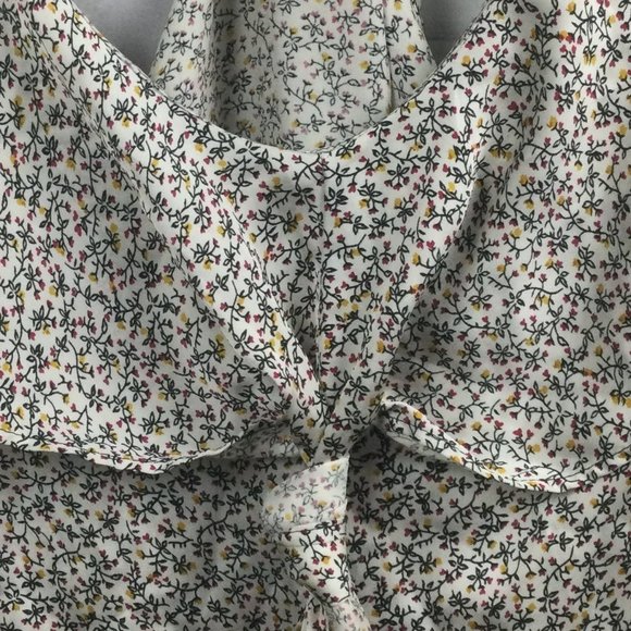 ToTo Collection Satin Floral Tank Top 1X - Picture 7 of 7